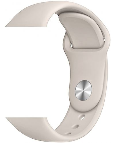 Каишка Trender - Silicone, Apple Watch, 40/41 mm, бежова - 1