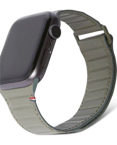 Каишка Decoded - Leather, Apple Watch 38/40/41 mm, Olive - 4