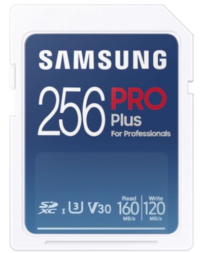 Карта памет Samsung - PRO Plus, 256GB, SDXC, Class10 + USB четец - 3