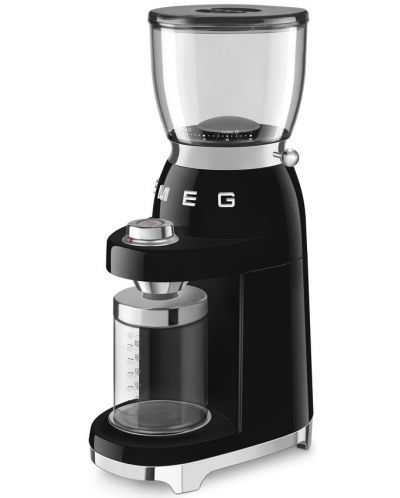 Кафемелачка Smeg - CGF01BLEU 50's Style, 150W, 350 g, черна - 2