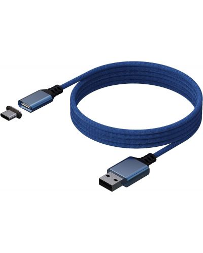 Кабел Konix - Mythics Premium Magnetic Cable 3 m, син (Xbox Series X/S) - 3