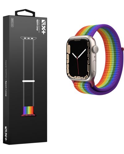 Каишка Next One - Sport Loop Nylon, Apple Watch, 38/40 mm, Pride - 4
