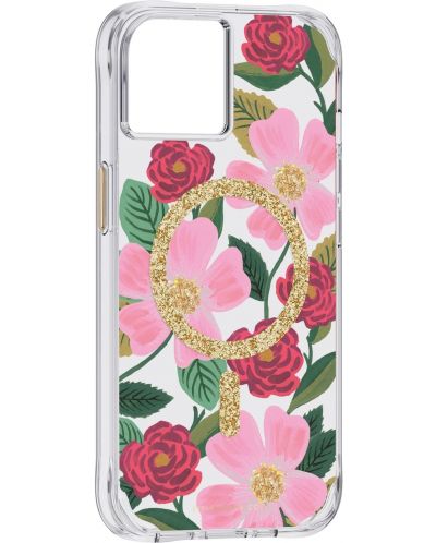 Калъф Case-Mate - Rifle Paper Rose Garden MagSafe, iPhone 14, многоцветен - 3