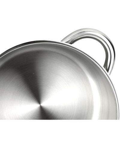 Касерола Fagor - Silverinox, 2.8 L, сива - 2