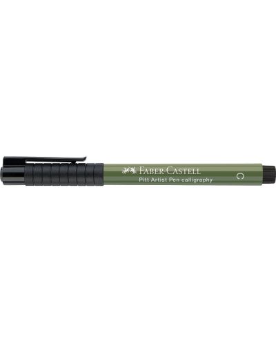 Калиграфски маркер Faber-Castell Pitt Artist - Хромово зелено (174) - 3