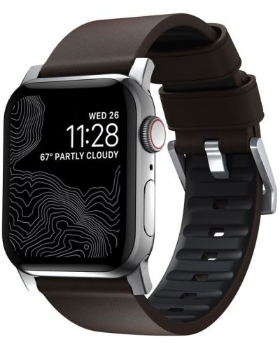 Каишка Nomad - Active Strap Pro, Apple Watch, кафява/сива - 1