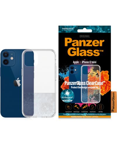 Калъф PanzerGlass - ClearCase, iPhone 12 mini, прозрачен - 1