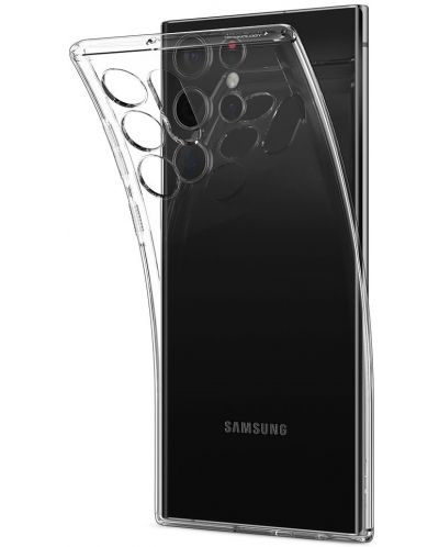 Калъф Spigen - Liquid Crystal, Galaxy S22 Ultra, прозрачен - 3