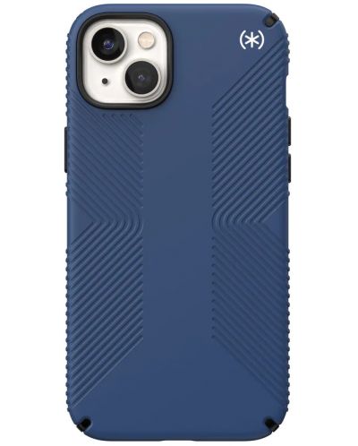 Калъф Speck - Presidio 2 Grip MagSafe, iPhone 14 Plus, син - 1