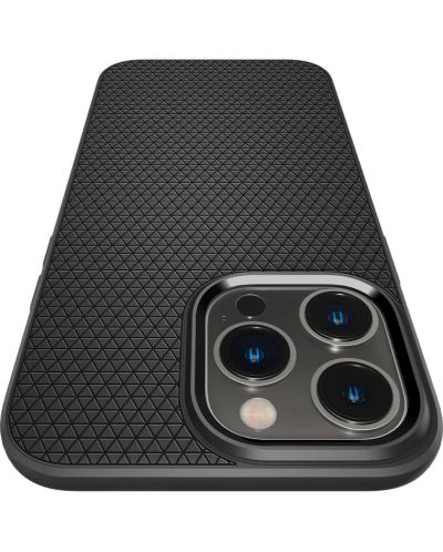 Калъф Spigen - Liquid Air, iPhone 14 Pro, черен - 7