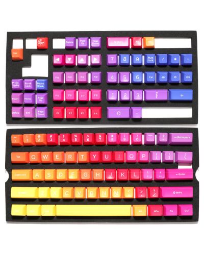 Капачки за механична клавиатура Ducky - Afterglow, 108-Keycap Set - 2