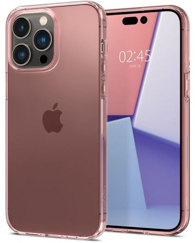 Калъф Spigen - Crystal Flex, iPhone 14 Pro Max, Rose crystal - 1
