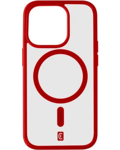 Калъф Cellularline - Pop Mag, iPhone 15 Pro, червен - 1