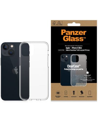 Калъф PanzerGlass - ClearCase, iPhone 13 mini, прозрачен - 1