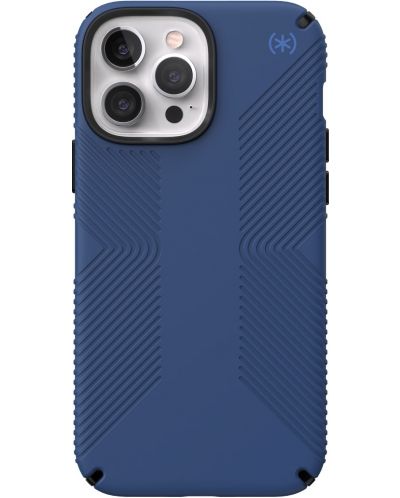 Калъф Speck - Presidio 2 Grip MagSafe, iPhone 13 Pro Max, син - 1