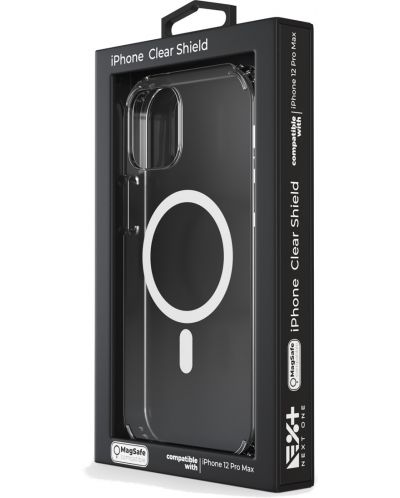 Калъф Next One - Clear Shield MagSafe, iPhone 12 Pro Max, прозрачен - 3