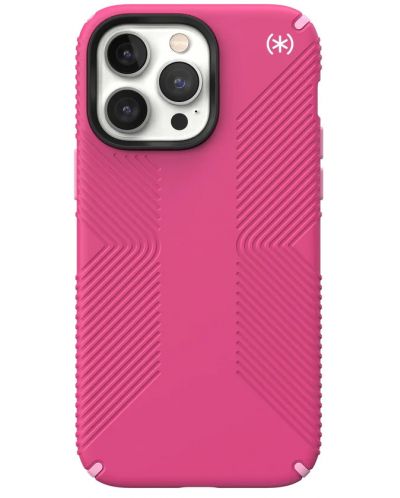 Калъф Speck - Presidio 2 Grip MagSafe, iPhone 14 Pro Max, розов - 1
