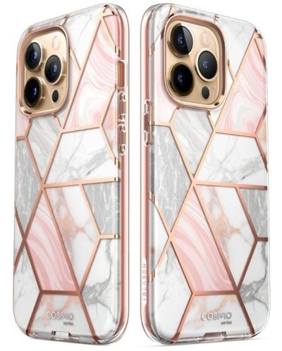 Калъф i-Blason - Cosmo, iPhone 14 Pro Max, Marble Pink - 2