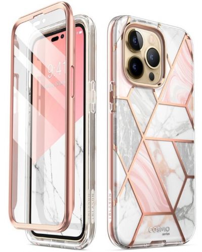Калъф i-Blason - Cosmo, iPhone 14 Pro Max, Marble Pink - 1