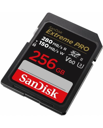 Карта памет SanDisk - Extreme PRO, 256GB, SDXC, V60 UHS-II - 3
