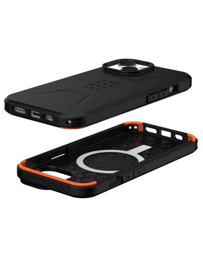 Калъф UAG - Civilian MagSafe, iPhone 14 Plus, черен - 3