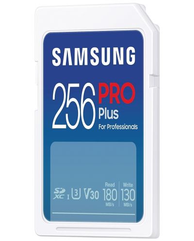 Карта памет Samsung - PRO Plus, 256GB, SDXC, U3 V30 - 3