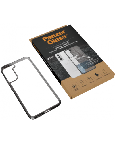 Калъф PanzerGlass - HardCase, Galaxy S22, прозрачен/черен - 4