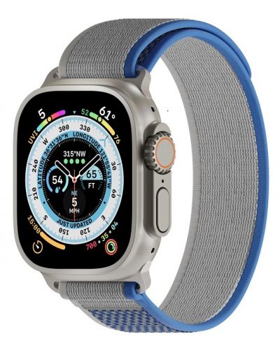 Каишка Next One - Athletic Loop, Apple Watch, 45/49 mm, сребриста - 1
