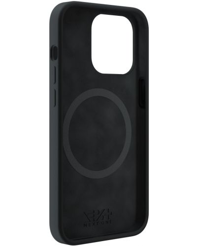 Калъф Next One - Silicon MagSafe, iPhone 13 Pro, черен - 4