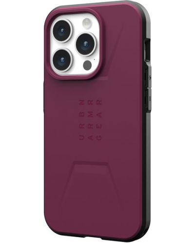 Калъф UAG - Civilian MagSafe, iPhone 15 Pro Max, червен - 4