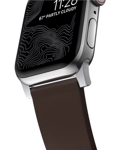 Каишка Nomad - Active Strap Pro, Apple Watch, кафява/сива - 3