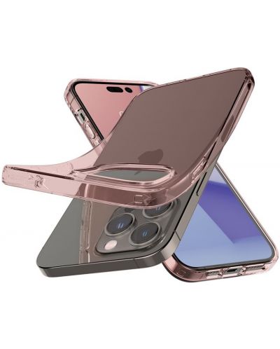 Калъф Spigen - Crystal Flex, iPhone 14 Pro, Rose crystal - 3