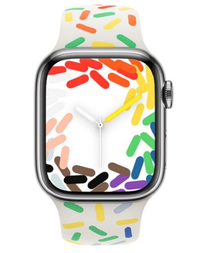 Каишка Apple - Pride Edition Sport M/L, Apple Watch, 41 mm, многоцветна - 3
