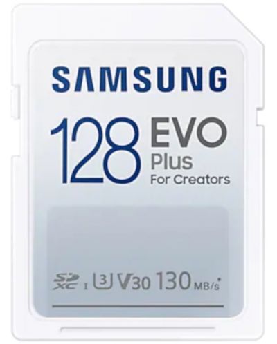 Карта памет Samsung - EVO Plus, 128GB, SDXC, Class10 - 1