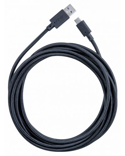 Кабел Nacon - Charge & Data, USB-C Braided Cable, 3 m (PS5) - 2