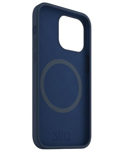 Калъф Next One - Royal Blue Magsafe, iPhone 15 Pro, син - 3