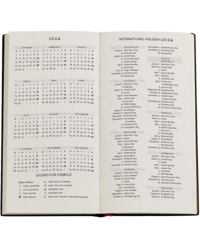  Календар-бележник Paperblanks Granada Turquoise - Ultra Horizontal, 18 x 23 cm, 80 листа, 2024 - 6