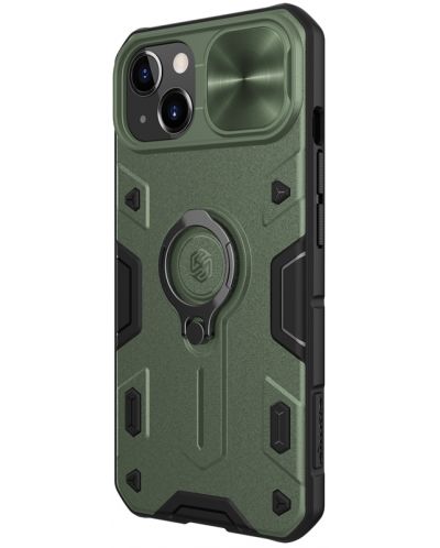 Калъф Nillkin - CamShield Armor Hard, iPhone 13/14, зелен - 3