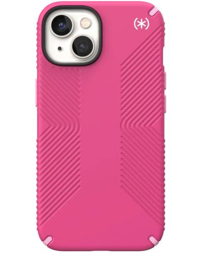 Калъф Speck - Presidio 2 Grip MagSafe, iPhone 14, розов - 1