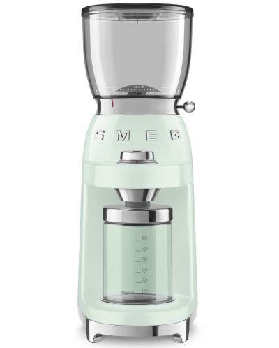 Кафемелачка Smeg - CGF01PGEU 50's Style, 150W, 350 g, зелена - 1