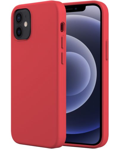 Калъф Next One - Silicon, iPhone 12 mini, червен - 2