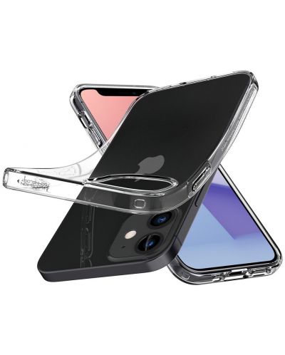 Калъф Spigen - Liquid Crystal, iPhone 12/12 Pro, прозрачен - 5