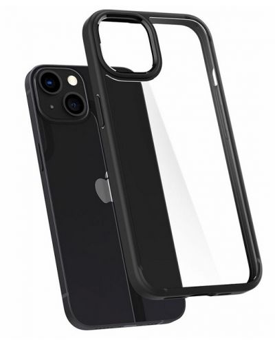 Калъф Spigen - Ultra Hybrid, iPhone 13, Matte Black - 3