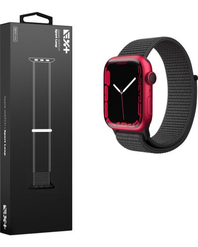 Каишка Next One - Sport Loop Nylon, Apple Watch, 38/40 mm, черна - 4