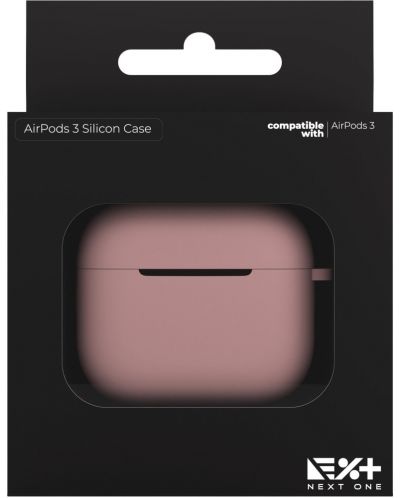 Калъф за слушалки Next One - Silicone, AirPods 3, розов - 6