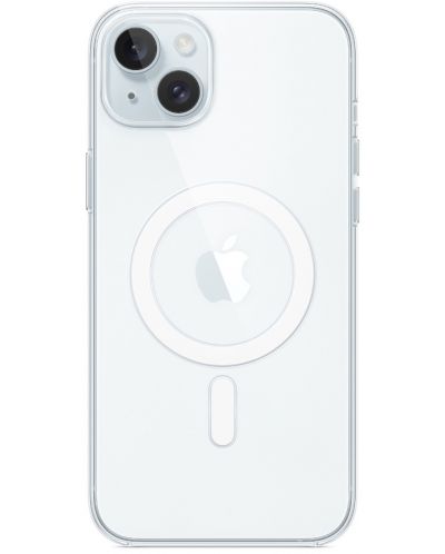 Калъф Apple - Clear MagSafe, iPhone 15 Plus, прозрачен - 1