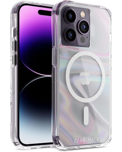 Калъф Case-Mate - Soap Bubble MagSafe, iPhone 14 Pro, многоцветен - 2