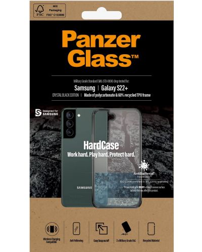 Калъф PanzerGlass - Biodegradable, Galaxy S22 Plus, черен - 3