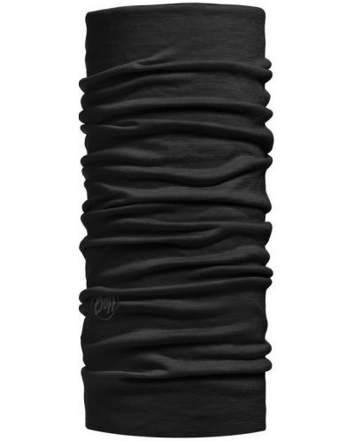 Кърпа за глава BUFF - Light Weight Merino Wool, черна - 1