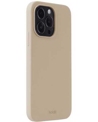 Калъф Holdit - Silicone, iPhone 14 Pro Max, Latte Beige - 2